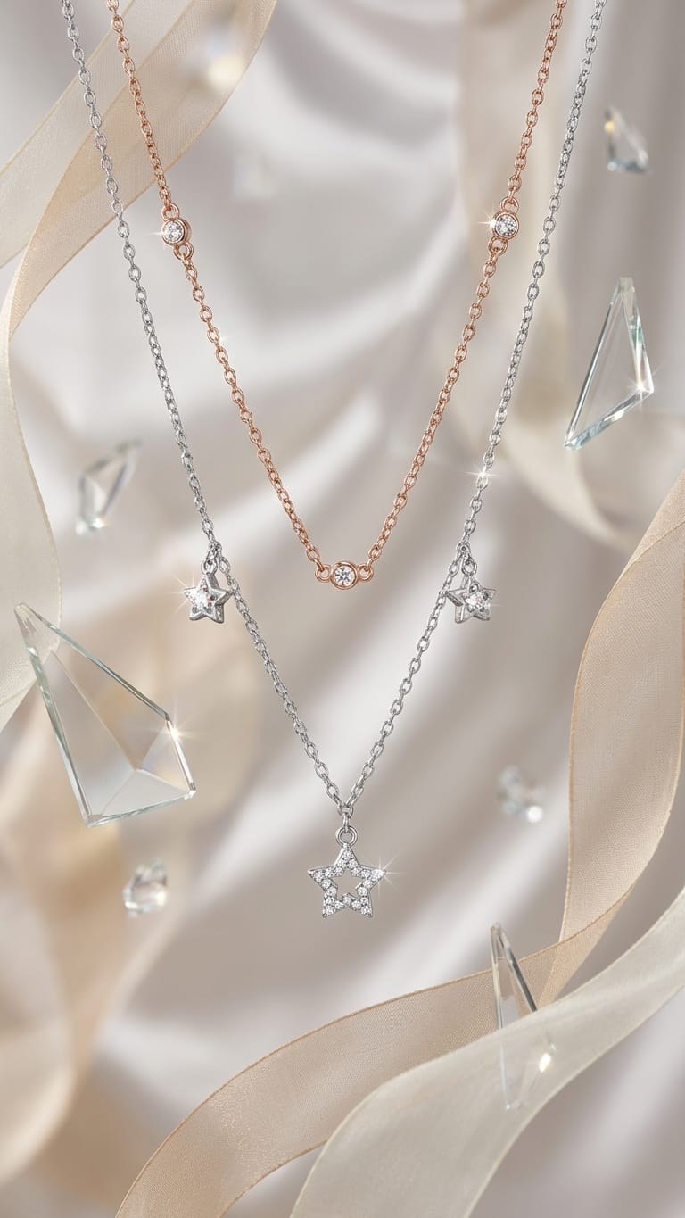 Glow & Star Layered Chain