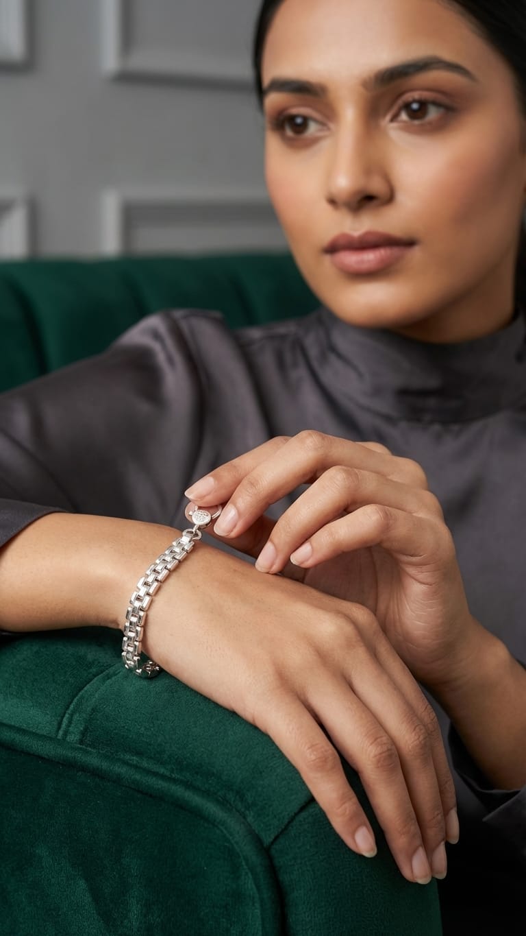 Vertex Box Link Bracelet