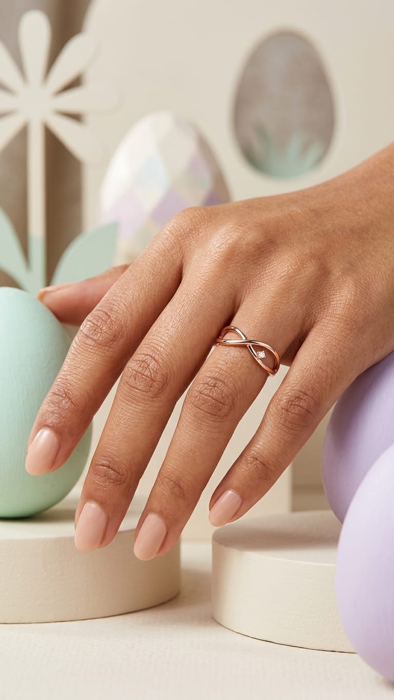 Infinity Flow Ring (Rose Gold)