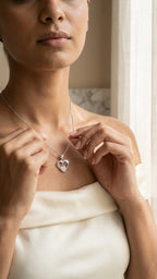 Sparkling Double Heart Necklace