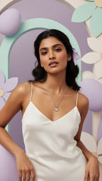 Celeste Heart Swirl Necklace