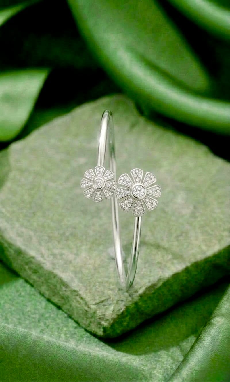Twin Bloom Open Cuff