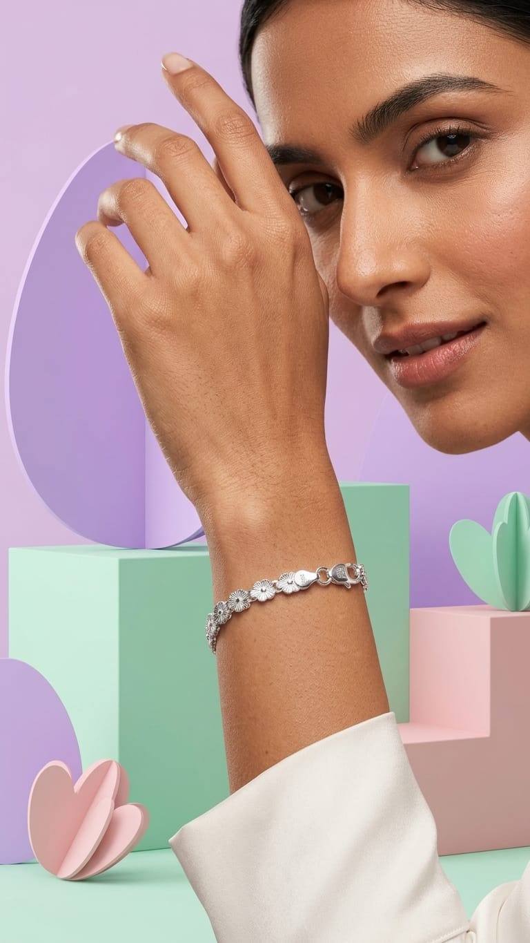 Floral Braclete