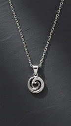 Eternal Heart Swirl Necklace