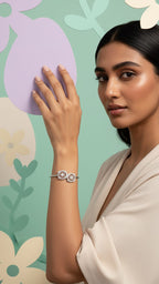 Lustre Square Open Cuff