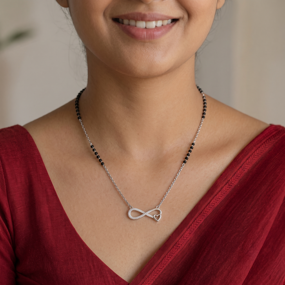 Infinity Heart Mangalsutra